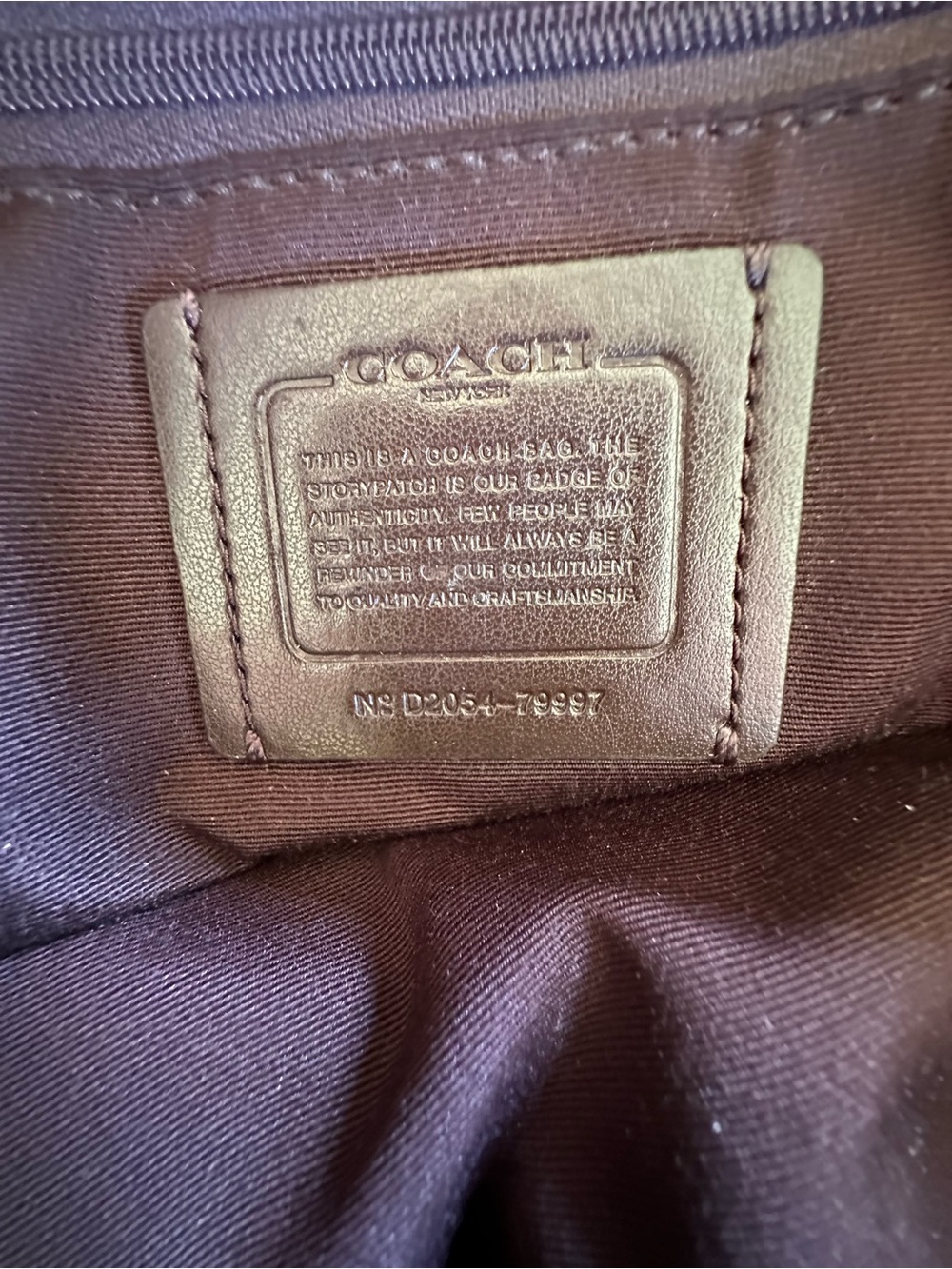 Coach Prairie Pebbled Leather Satchel Bag - Picture 6 of 8